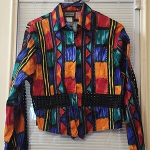 Colorful Geometric Women's Top